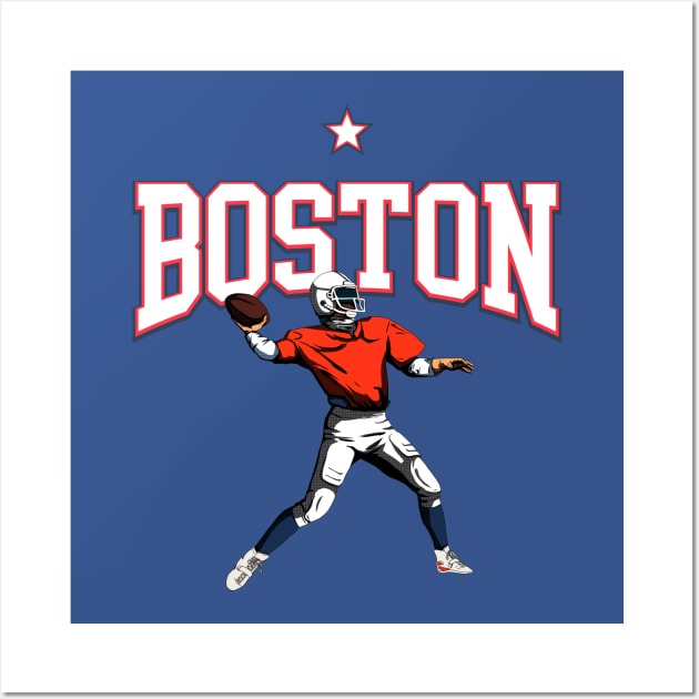 BOSTON Retro Sports Edition Wall Art by VISUALUV